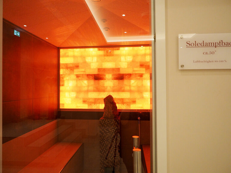 Das Soledampfbad im Richstein's Posthotel lädt zur Entspannung ein.
